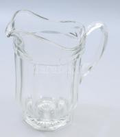 Üvegkancsó, hibátlan, m: 23 cm