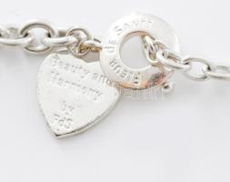 Fleur de Santé design lánc szív alakú medállal, h: 45 cm