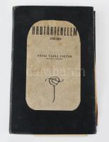 Pávai Vajna Viktor: Hadtörténelem 1792-1914. 47 vázlat mellékelve Budapest, 1927. [Szerző-Apostol ny.] 209 p. + 17 kihajt. térképlap 47 vázlattal (Egy hiányzik). Korabeli vászonkötésben, az eredeti borító felhasználásával, a térképlapokon tollas címráírással