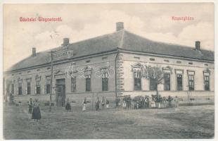 1911 Glogovác, Öthalom, Glogowatz, Glogovati, Vladimirescu; Községháza. Kerpel Izsó kiadása / Gemeindehaus / town hall (EK)