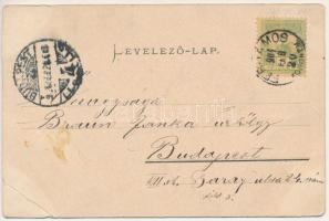 1904 Perjámos, Periam; iskola, plébánia templom, Vasút utca, Maros part. Gatter és Frischmann kiadás...