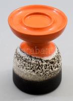 Retro német gyertyatartó, jelzés nélkül, hibátlan, m: 15 cm