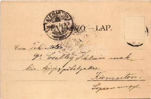 1899 (Vorläufer) Szabadka, Subotica; Szent István tér, Rókus templom. Heumann Mór kiadása / square, ...