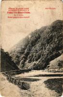 Alsóverecke, Niznije Verecki, Nizsnyi Vorota, Nyzhni Vorota; látkép. Földes-féle Margit Creme reklám / general view. Hungarian cold cream advertisement (EM)