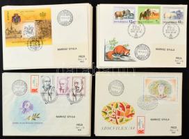 Kb 50 db FDC az 1990-es évekből, közte blokkok és ajánlottak is