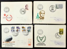 Kb 30 db küldemény 1981-es alkalmi bélyegzésekkel