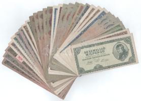 Vegyes, 31db-os magyar Pengő bankjegytétel T:F,VG