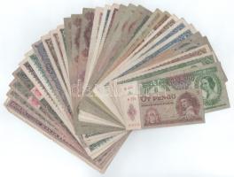 Vegyes, 31db-os magyar Pengő bankjegytétel T:F,VG