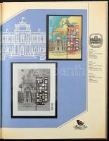 1986 Magyar Bélyegkincstár, benne feketenyomat blokk fekete sorszámmal (min 10.000)
