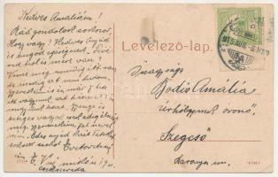 1915 Csíkszereda, Miercurea Ciuc; Honvéd laktanya. W.L. (?) 1795. / K.u.k. military barracks (EK)