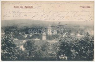 1913 Szentágota, Agnetheln, Agnita; Totalansicht / látkép / general view (EK)