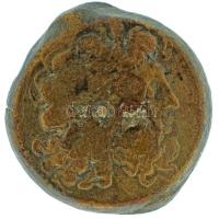 Ptolemaida Egyiptom Kr.e. ~III. század AE30 bronz (19,21g) T:VF,F Ptolemaic Egypt ~3rd Century BC AE30 bronze "PTOLEMAIOU BASILEWS" (19,21g) C:VF,F