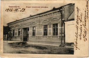 1916 Szamosújvár, Szamos-Újvár, Gherla; Polgári leányiskolai internátus. Todorák Endre kiadása / boarding school for girls (EK)