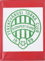 cca 1990-es évek vége / 2000-es évek első fele Ferencvárosi Torna Club (FTC) tagjainak aláírásai papírlapokon, Szűcs [Lajos], Nagy Zsolt, [Goran] Kopunovics, [Zoran] Kuntic, Hajdú Attila, Jagodics [Zoltán], Hrutka [János], Kecskés [Zoltán], Zavadszky [Gábor], Szeiler [József], Arany [László], Bodnár József "Szakáll" gyúró, Mu[c]ha József edző, ifj. Albert Flórián. FTC logós berakóban.