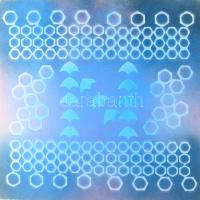 Nagy Károly (működött a XX. sz második felében): Repülés I., 1980 körül. Olaj, farost, jelzett a hátoldalán. 52,5×52,5 cm