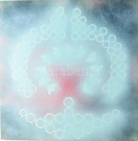 Nagy Károly (működött a XX. sz második felében): Repülés II., 1980 körül. Olaj, farost, jelzett a hátoldalán. 52,5×52,5 cm