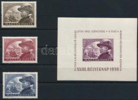 1950 Bem József sor és blokk (12.800)