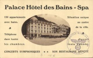 Liege Spa Hotel Palace Royale not postcard
