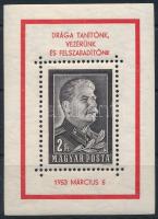 1953 Sztálin blokk (6.000)
