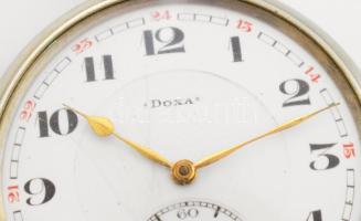 Doxa fém tokos zsebóra, működik, másodperc segédkörrel, d: 5 cm