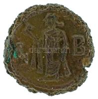 Római Birodalom 287-288. / Maximianus / Egyiptom / Alexandria / Tetradrachm bronz (6,16g) T:XF Roman Empire 287-288. / Maximian / Egypt / Alexandria / Tetradrachm bronze "A K M A OVA MAXIMIANOS SEV" Elpis standing left holding flower and raising hem of skirt (6,16g) C:XF