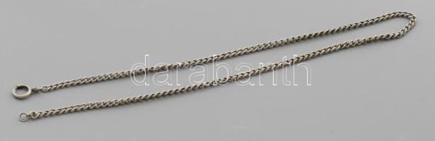 Ezüst (Ag) zsebóralánc, jelzett, h: 50 cm, nettó 22g