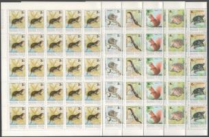 1986 Védett hazai kisállatok hajtott teljes ívsor (30.000)