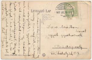 1907 Nagymihály, Michalovce; Apollo gyógyszertár, üzletek. Freireich Lipót kiadása / pharmacy, shops...