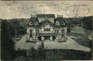 1907 Siófok, Színkör, színház. Weisz Lipót kiadása (kis szakadás / small tear)