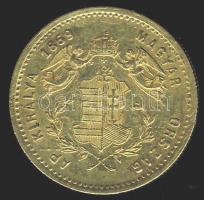 1869KB Dukát Au 3,49g T:2 ü. ph.