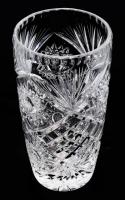 Ólomkristály váza, hibátlan, m: 24 cm