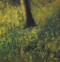 Hailinger Sándor (1921-1988): Vízparti hangulat. Olaj, vászon. Jelzett. Dekoratív fakeretben. 56x48 ...