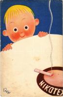 Törődjön kissé magával is - szívjon Nikotexet. Magyar cigaretta reklám / Hungarian cigarette advertisement s: Berger (EB)