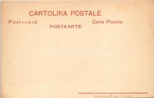 1910 Venice, Venezia; Isola di Burano, Ingresso al Canale / canal, lace advertisement