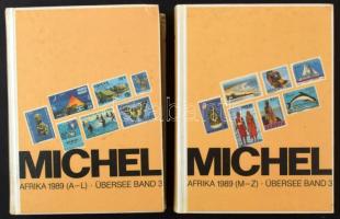 Michel Afrika katalógus 1989, 2 kötet
