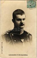 Alexandre I. Roi de Serbie / King Alexander of Serbia. TCV card (EB)