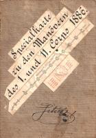 [Térkép] Specialkarte zu den Manövern des 1. und 11. Corps 1886. (Mértéke: 1:75 000.) [Lengyel felir...