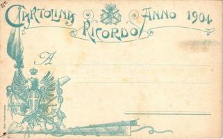 Venezia, Venice; Brigata Lagunari, S. Dona di Piave / Italian Army unit. Art Nouveau (EK)