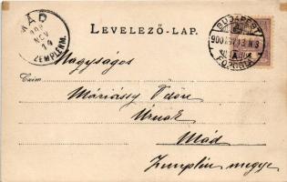 1900 Venezia, Venice; Canale Grande e Traghetta / canal. photo (EK)