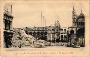 Venezia, Venice; Rovine del Campanile di S. Marco crollato il 14 Luglio 1902. C. Jacobi / ruins of the bell tower (EK)