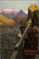 Bolzano, Bozen (Südtirol); Funicolare del Virgolo / Virglbahn. Albert Stolz / funicular railway