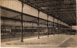 Milano, Milan; Tettoia interna Nuovo Mercato della Verdura / vegetable market, interior (EK)