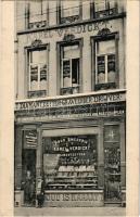 Antwerpen, Anvers; Karel Verdickt. Vondel-Str. No. 4. Diamantzetter, Graveerder, Drijver / jewellery shop (crease)