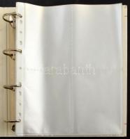 400 férőhelyes képeslap berakó, lefűzhető gyűrűs mappa