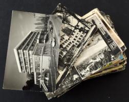 200 db MODERN többségében fekete-fehér magyarországi város képeslap / 200 modern mainly black and white Hungarian town postcards