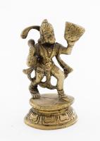 Keleti bronz Hanumán szobor, m: 10 cm