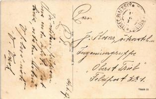 1917 Panensky Tynec, Panenská Tynice, Jungfernteinitz; Partie u kostela, Sokolovna, Partie u skoly, ...