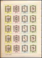 1961 Bélyegnap (35.) teljes ív benne a 8. bélyegen az ismert tévnyomat (8.000)