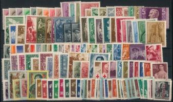 Kis tétel stecklapon az 1940-es évekből, benne teljes sorok