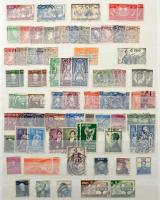 Írország 1922-2008 Szépen rendezett gyűjtemény többletpéldányokkal, több eurós értékkel, összesen kb. 450 klf bélyeg 8 lapos, A/4-es berakóban + kis pergamen tasakban